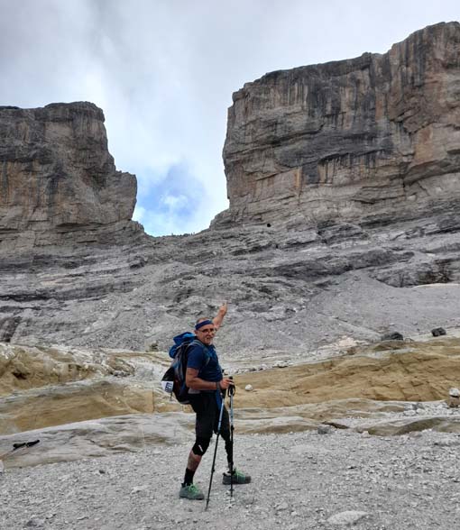 Arnaud Guignebert sous la Brèche de Rolland